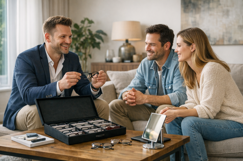 Der Brillen-Service, der nach Hause kommt – Ein Chemnitzer Optiker stellt sich vor